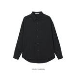 LMN マーエッセンシャルリネンセミオーバーシャツ (12 colors)