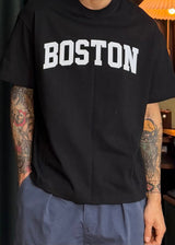 クロップド ボストン ショートスリーブ Tシャツ 4カラー