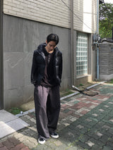 Tailed Padded Hooded Vest 3C