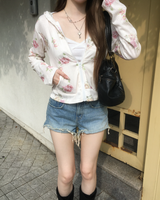 Flower hood jumper