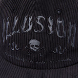 Illusion Corduroy Cap Black