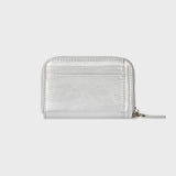 MINI ZIPPER WALLET (SILVER)