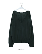 Legro Over Fit Deep V-Neck Knit