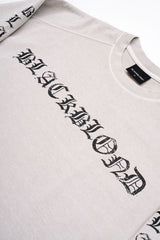 BBD  クラッシュドフェイスピグメントロングtシャツ