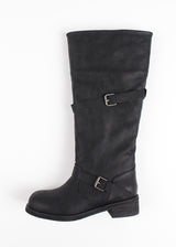 LOOSE BELT MIDDLE BOOTS