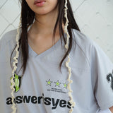 Vネックスポーツジャージ gray