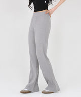 KNIT BOOTSCUT BANDING PANTS [2color]