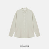 LMN フレンドアイスコットンリネンオーバーサイズフィットシャツ (10 colors)