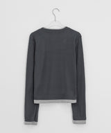 ネオンカラーマッチングレイヤード長袖Tシャツ