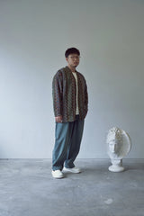 BOUCLE BOHEMIAN HERITAGE CARDIGAN (Black)