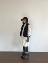 ジグリーボアフリースベスト (3color)