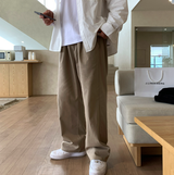 ワンダーランドコットントンタックバンディングワイドパンツ
