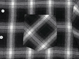 A-ekid overfit check pocket shirt