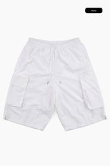 Opening utility bermuda pants