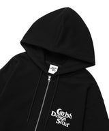 SELLER LOGO ZIP UP HOODIE BLACK(CV2EFUM480A)