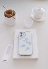(Basic)Silver Bumper Case_Blue Fish