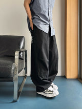 Click Carpenter Cotton Wide Pants 2C