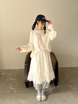 ガーデンワッフルレースTシャツ