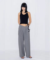 STRING WIDE TROUSERS
