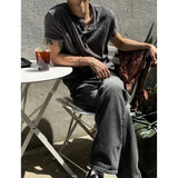 [S/S] Velvet henry neck half knit(3color)
