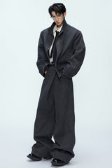 Washed Harrington Jacket Set