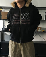 [Fleece] OW ラクーンフーデッドジップアップ (2C)