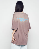 26FW ローリング ストーンズブラックブルーポスターショートスリーブ Tシャツ