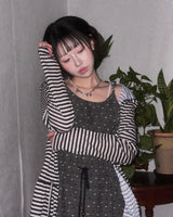(2color) ウッドネップロングビスチェ