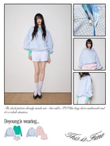 Quarter-Zip Balloon Pullover Shirt