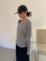 ヒカット ラウンド ロングスリーブ Tシャツ