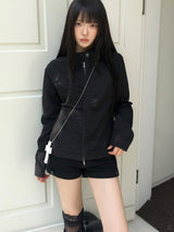 Reda Shirring Rider Jacket