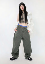 Bold Hue wide jeans