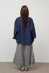 Crush Tencel Cropped Shirt