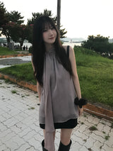 Sein Chiffon Halter Blouse (3 colors)