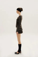 Jam balloon skirt - charcoal