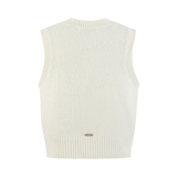 13DE MARZO Rope Knit Logo Vest