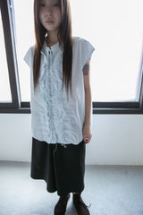 frill cutting sleeveless blouse(4colors)