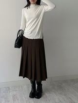 Giel Wool Pleated Skirt