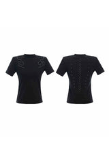 Spine Studded Fitted Tee