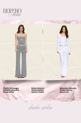 Anna lace cardigan training three-piece set (Sleeveless cardigan, pants)