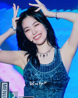 [ITZY Ryujin/Wooah Sora/Bad villain Kelly] Simple thick silver ball chain bracelet
