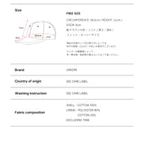 VARZAR Flag Stud Ball Cap / Beige