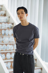 クールカーブハーフTシャツ(Charcoal)