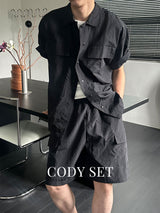 [SET] Air flap nylon cargo set-up(3color)