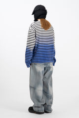 ペトリーグラデーションクロップ長袖Tシャツ