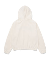Women’s Oversized Terry Fleece Hoodie Ivory