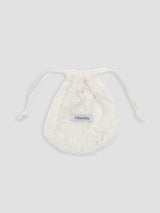 LACE STRING POUCH IVORY