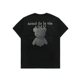 24FW ブロックベアショートスリーブTシャツ ブラック
