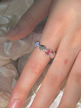 (Open Ring)Creamy Cabochon Ring