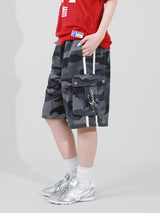 タフベアカモハーフパンツ (BLACK)